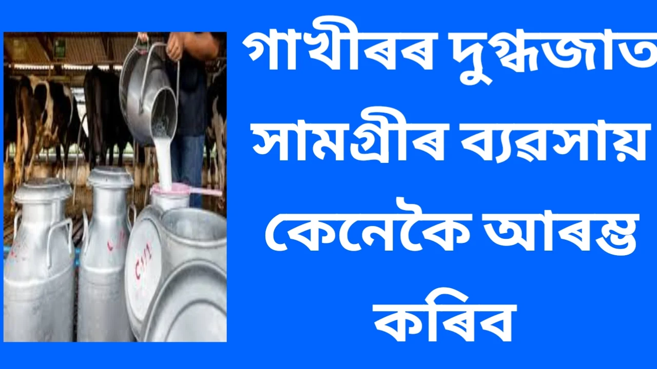 ২০২৬ চনত কেনেকৈ গাখীৰৰ দুগ্ধজাত সামগ্ৰীৰ